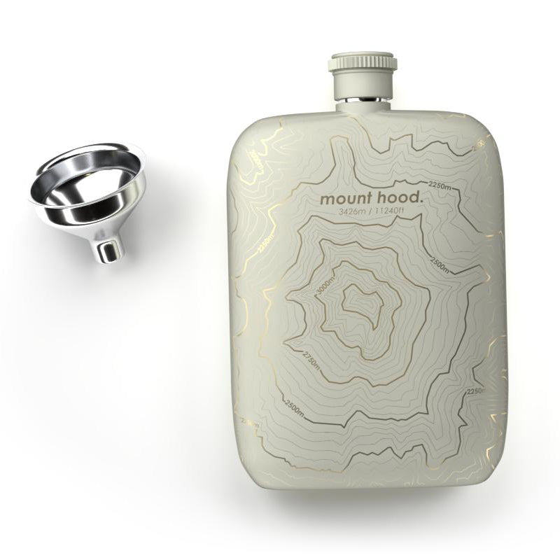 Mount Hood Pocket Flask