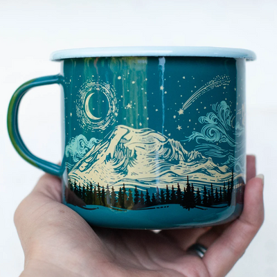 Mt Rainier Nighttime Mug