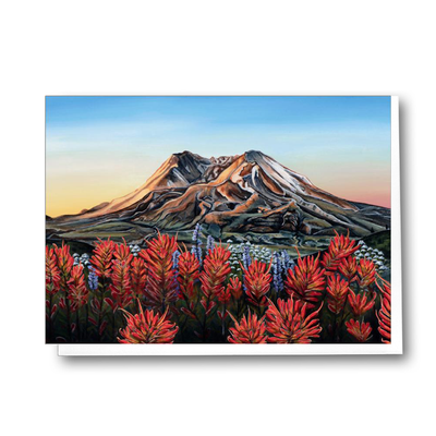 Mt St Helens Card