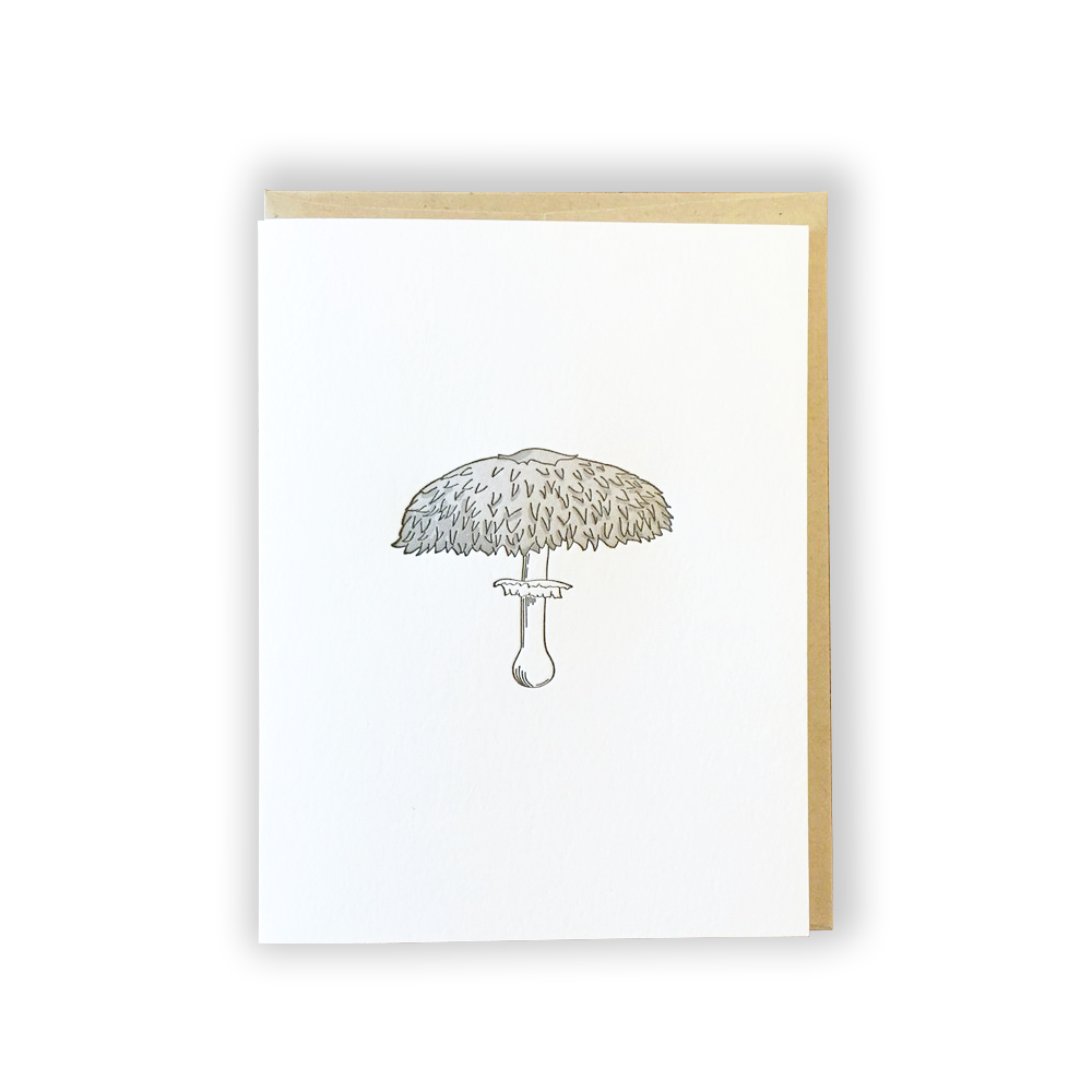Shaggy Parasol Card