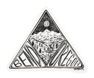 Bend Triangle Sticker