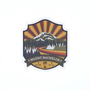 Mt Bachelor Vinyl Sticker